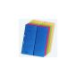 Ösenhefter A4 cardboard Kaufman African stapling assorted colors 5 Pack 1/2 front cover of Herlitz 5974050 (office supplies & stationery)