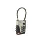 Victorinox luggage lock Lifestyle Accessories 3.0 Travel Sentry Approved Cable Lock 0674204025543 (Luggage)