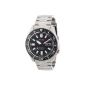 Seiko Men's Watch XL Divers analog automatic stainless steel coated SKZ325K1 (clock)