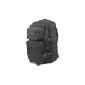 Army Military Camouflage Backpack US Assault MOLLE pack 36L Black (Luggage)