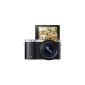 Samsung NX3000 Smart System camera (20.3 megapixels, 7.5 cm (3 inch) display, Full HD video, Wi-Fi, NFC, Adobe Photoshop Lightroom 5, incl. 16-50 mm OIS i-Function Power-zoom lens) black (Electronics)