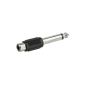 Audio Adapter - 6.3 mm jack plug to RCA jack - Mono (Electronics)