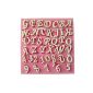 40-hole numbers & letter with ÆØÅæ silicone mold Cutter Fondant Wedding Birthday Name (household goods)