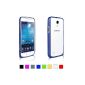 Mulbess Samsung Galaxy S4 Mini I9190 UltraSlim 0.7mm Blade Aluminum Premium Bumper Case Cover Color Blue (Office supplies & stationery)
