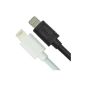 RND Apple Certified Cable 2x 8-pin Lightning to USB (1.8 m / white / black) for iPhone (6/6 Plus / 5 / 5S / 5C), iPad (Air / Mini), iPod Touch (without phone accessories wire)