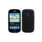 kwmobile quality tires TPU Case for the Samsung Galaxy S3 Mini i8190 in Black.  Trendy Protective Case manufactured to the highest quality standards.  (Wireless Phone Accessory)