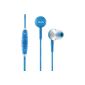 MA450i Blue - Sound Isolating Earphones with Remote and aluminum microphone - 3 years warranty (Accessory)