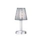 Trio-Leuchten Touch me 592110101 Table lamp bulb included 1x G9 / 28 4 W Eco intensities Chrome / chrome shade PVC coating (Kitchen)