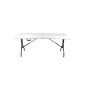 Folding table Camping table 183 cm party table catering garden table Plastic