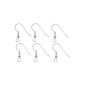 50 pairs silver plated earwires (Misc.)