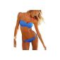 ATTOL® Twist Bandeau Bikini Set Tops and Bottoms Cheeky Hipkini padded cups swimsuit (Misc.)