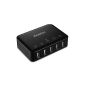 EasyAcc 5V 8A 40W Charger 5-Port USB Charging Adapter Mulitport mobile power supplies Black (Electronics)