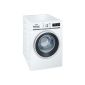 Siemens washing machine WM14W5A1 FL / A +++ / 137 kWh / year / 1400 rpm / 8 kg / 9900 L / year / Anti-vibration Design / convenience locking / white (Misc.)