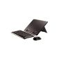 Logitech Notebook Kit MK605 mount, cordless keyboard and mouse (German keyboard layout, QWERTY) (Accessories)