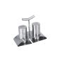 Equinox 502758 Salt & Pepper Stainless Steel with Stand (Kitchen)