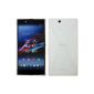 Silicone Case for Sony Xperia Z Ultra - transparent X-Style - Cover Cubierta PhoneNatic ​​+ protection film (Electronics)