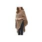 Dear-lover Elegant Poncho has fringes Col Roule Sweaters Women (Clothing)