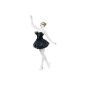 Dark Swan Costume Halloween Black Swan Ballerina Carnival disguise Ladies (Toys)
