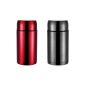 0,75L vacuum flask 18/10 stainless double color red (household goods)