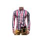Men's shirt long sleeve shirt shirt BOLF Slim Fit Leisure 2779-1 (Textiles)