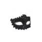 EQLEF® spike crystal Cosplay Roman Greek Venetian Halloween Costume Party Masquerade Mask (black)