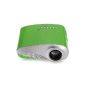 Mini Multimedia Projector projector projector with remote control 60LM Green (Electronics)