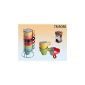 Sales Fever Espresso Set 6 cups in rainbow colors in Stand + Box (household goods)