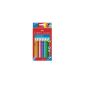 Faber-Castell 110912 - crayons Jumbo GRIP, 12er cardboard box, including Spitzer (Toys)