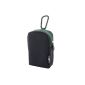 Universal bag camera bag for compact camera - eg Canon SX 260 280 - Sony HX50 HX60 - shell in black-green (Electronics)