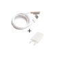 Phone Star USB aluminum magnet Charging Cable 1 meter - new magnet technology / LED charging indicator - + 1.000mA Power Adapter Charger Adapter for Sony Xperia Z3 in gold (electronics)