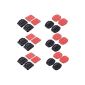 XCSOURCE® 12 pcs flat and curved Supports Supports + 3M Adhesive Carpet Set for GoPro Hero 3 + 4 3 2 1 OS180 (Camera Photos)