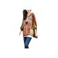 Bepei Batwing Blouse T-shirt 3/4 sleeves Tops Bohemian Prints in cloth Woman Without Tank (Clothing)