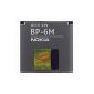 Nokia BP-6M Battery 1070-1100 mAh Li-Polymer (Wireless Phone Accessory)
