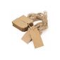 * Shipping from Germany with DHL * 100tlg.  Gift Tags Paper trailer hangtags hangtags with thread tags labels to be personalized price labels signs paper labels 4.5 x 9.5cm pendant