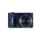 Samsung WB800F Smart Digital Camera (16.3 Megapixel, 21-fach opt. Zoom, 7.6 cm (3 inch) LCD screen, image stabilization, Full HD video, WiFi) cobalt (Electronics)
