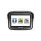TomTom Rider Europe Premium Pack (V4) Motorcycle navigation device (10.9 cm (4.3 inch) display, Free Lifetime Maps, Europe 45, Bluetooth, winding route, Tyre Pro) (Electronics)