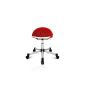 Topstar SH17BB2 fitness stool Sitness Half Ball / fabric upholstery, red (household goods)