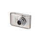 Canon IXUS 115 HS Digital Camera (12MP, 4x opt. Zoom, 7.6 cm (3 inch) display, Full HD, image stabilized) Silver (Electronics)