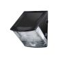Brennenstuhl Solar LED wall light SOL 04 plus IP44 with infrared motion 2xLED Black, 1170970 (garden products)