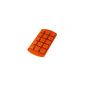 baekka Pralinenform Ice Tray Cube 15er shape, orange (household goods)