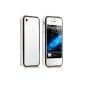 Vau Edge Bumper - Bright Darkness - Protection Case specifically for Apple iPhone 4S (with metal studs) (Electronics)