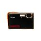 Rollei X-8 Sports digital camera (8 megapixels, 3-layered opt. Zoom, 6.4 cm (2.5 inch) display, up to 10m waterproof) black / orange (Electronics)