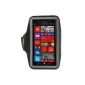 Mobile24 Gym Sport Armband for Nokia Lumia 1520, Cover, Cover - Black (Electronics)