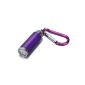 Mini LED Flashlight Torch Light Keychain Portable-PURPLE