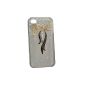 3D Crystal iPhone Case for AT & T Verizon Sprint Apple iPhone 4 gold / 4S and Black Bow (Electronics)
