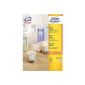 Avery L3415-100 labels in special sizes, Ø 40 mm, 100 sheets / 2400 labels, white (Office supplies & stationery)