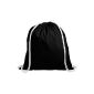 Cotton bag sports bag backpack black