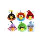Official license Plush Angry Birds Space - Sound (sounds from the video game) - the choice between (1- Purple Bird (aka Maching Lazer Bird or Bird) or (2- Black Birds (aka Bomb Explosive Bird, Bird Powerbomb or Firebomb Bird) or (3 Ice Bird (aka Ice Bomb Ice Cube Bird or Bird) or (4 Green Bird (aka Big Brother Bird, Bird Monster or The Incredible or simply Terence Terence) or (5- Blue Bird (aka Lightning Birds , The Blues or Triple birds) or (6 Red Bird (aka Super Red Bird) - 35/40 cm (bluebird, black, purple, red, brown, green) (Toy)