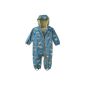 Hatley Baby Boy Rainsuit overalls with terry lining Blue Dino (Textiles)