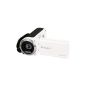 Easypix 23004 DVC5227-Flash camcorders W (6.9 cm (2.7 inch) TFT display, 5-megapixel CMOS sensor, HD video, SD / SDHC card slot, USB) white (Electronics)